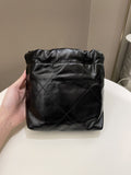 Chanel 22 Mini Black Calfskin