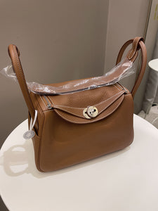 Hermes Lindy 26 Gold Clemence