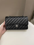 Chanel Classic Quilted Medium Double Flap Black Caviar
