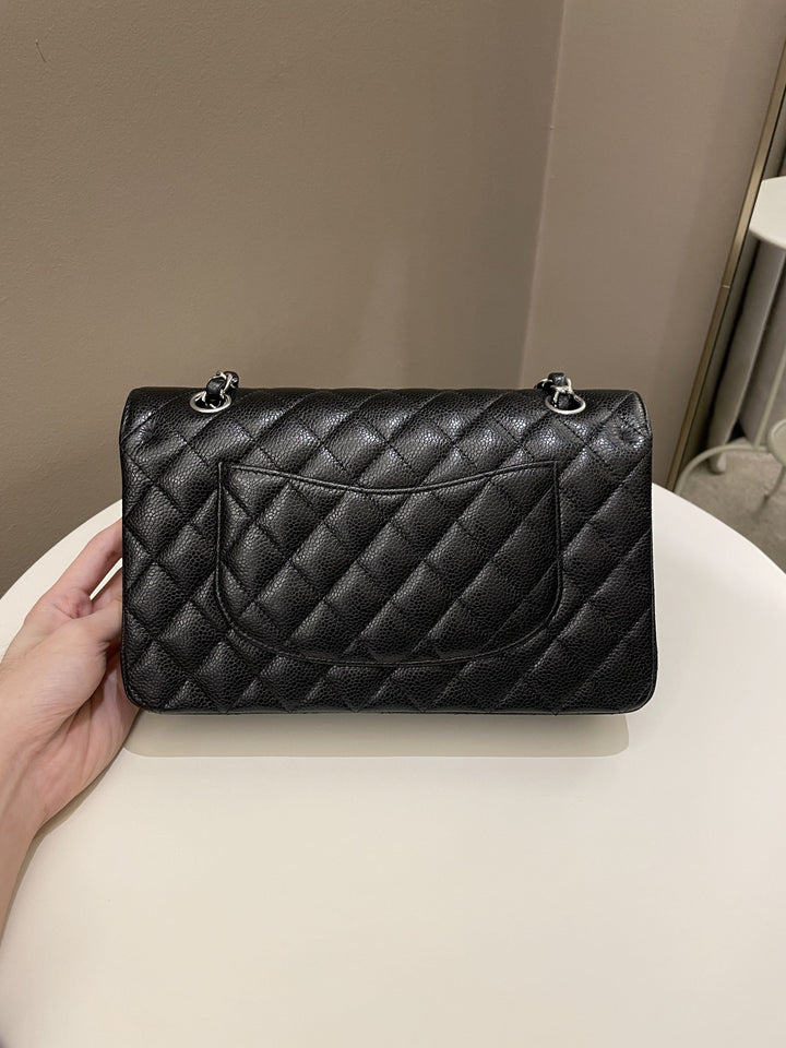 Chanel Classic Quilted Medium Double Flap Black Caviar