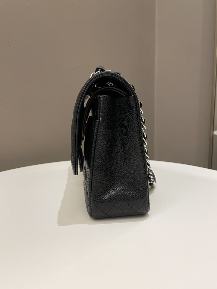 Chanel Classic Quilted Medium Double Flap Black Caviar