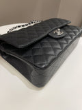 Chanel Classic Quilted Medium Double Flap Black Caviar