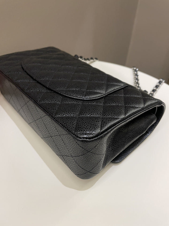 Chanel Classic Quilted Medium Double Flap Black Caviar