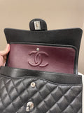 Chanel Classic Quilted Medium Double Flap Black Caviar