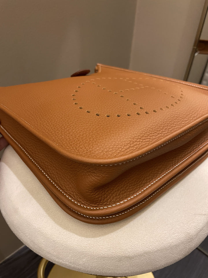 Hermes Evelyne 29 Gold Clemence