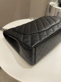 Chanel Classic Quilted Maxi Single Flap Black Caviar