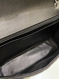 Chanel Classic Quilted Maxi Single Flap Black Caviar