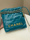 Chanel 22 Mini Emerald Green Calfskin