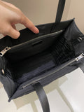 Prada Padded Two Way Shopper Tote Black Nylon