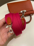 Hermes Mini Kelly 20 Cuivre Chèvre / Rose Mexico