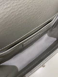 Chanel Quilted Boy Old Medium Silver Grey Caviar