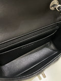 Chanel Classic Quilted Mini Rectangular Black Lambskin