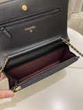 Chanel Classic Quilted Wallet on Chain Black Caviar