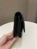 Chanel Classic Quilted Wallet on Chain Black Lambskin