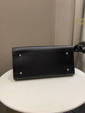 Chanel Studded Deauville Shopper Tote Black Caviar