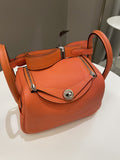 Hermes Mini Lindy Feu Clemence