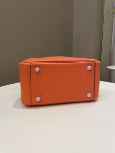 Hermes Mini Lindy Feu Clemence