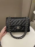 Chanel Classic Quilted Jumbo Double Flap Black Caviar