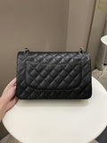 Chanel Classic Quilted Jumbo Double Flap Black Caviar