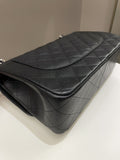 Chanel Classic Quilted Jumbo Double Flap Black Caviar