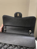 Chanel Classic Quilted Jumbo Double Flap Black Caviar