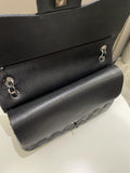 Chanel Classic Quilted Jumbo Double Flap Black Caviar