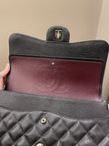 Chanel Classic Quilted Jumbo Double Flap Black Caviar