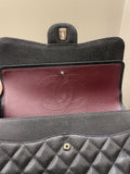 Chanel Classic Quilted Jumbo Double Flap Black Caviar