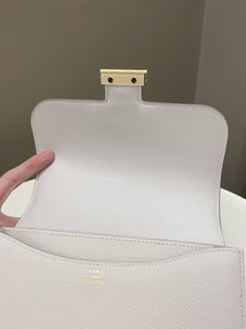 Hermes Constance Mirror 18 Gris Pale Epsom