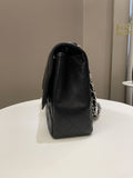 Chanel Classic Quilted Jumbo Single Flap Black Caviar