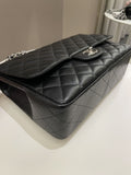 Chanel Classic Quilted Jumbo Single Flap Black Caviar
