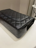 Chanel Classic Quilted Jumbo Single Flap Black Caviar