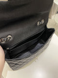 Chanel Classic Quilted Jumbo Single Flap Black Caviar