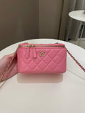 Chanel Trendy CC Vanity Case Pink Pink Lambskin