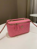 Chanel Trendy CC Vanity Case Pink Pink Lambskin
