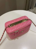 Chanel Trendy CC Vanity Case Pink Pink Lambskin