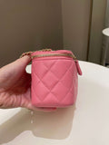 Chanel Trendy CC Vanity Case Pink Pink Lambskin