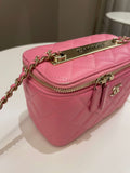 Chanel Trendy CC Vanity Case Pink Pink Lambskin