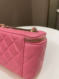 Chanel Trendy CC Vanity Case Pink Pink Lambskin