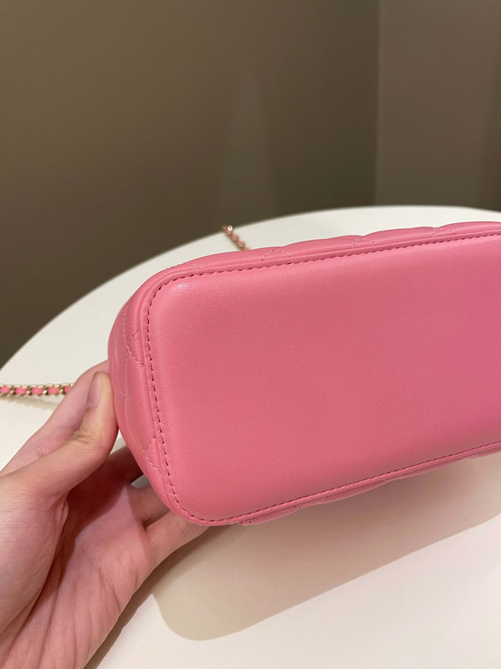 Chanel Trendy CC Vanity Case Pink Pink Lambskin