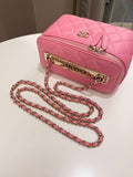 Chanel Trendy CC Vanity Case Pink Pink Lambskin