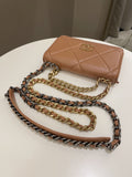 Chanel 19 Wallet On Chain Caramel Lambskin