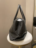 Chanel Executive Tote Bag Dark Grey Grainy Calfskin