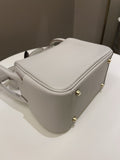 Hermes Mini Lindy Gris Perle Swift