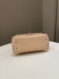 Chanel Quilted Coco Handle Mini Peachy Pink Caviar