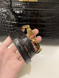 Hermes Kelly Sellier 32 Black Alligator