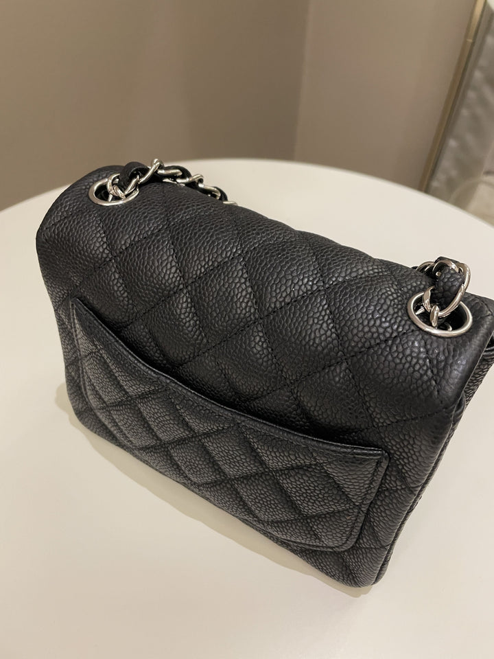 Chanel Classic Quilted Mini Square Black Caviar