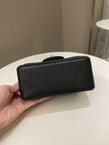 Chanel Classic Quilted Mini Square Black Caviar