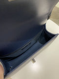 Chanel Quilted Boy Old Medium Navy Caviar