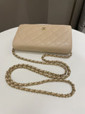 Chanel Classic Quilted Wallet on Chain Beige Caviar